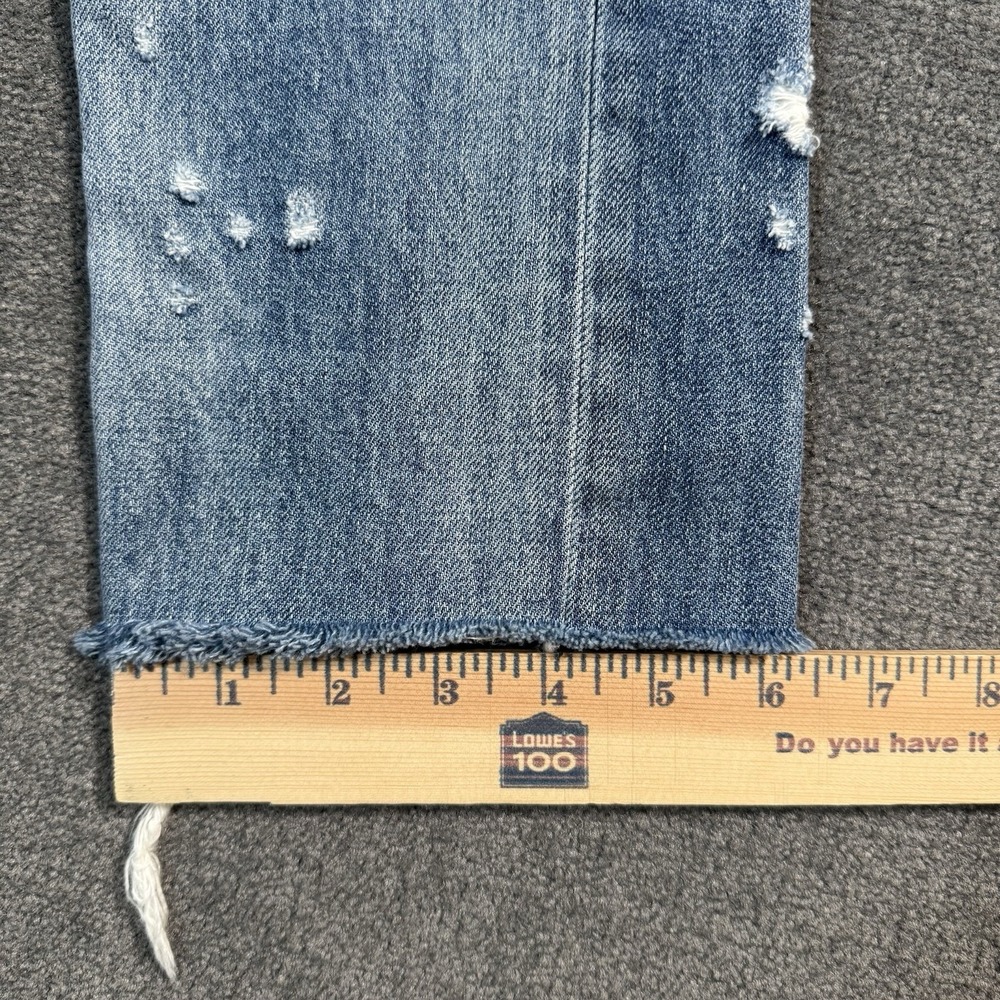 Lucky Brand Sienna Slim Boyfriend Jeans Women's 4/27 Med Wash Denim Distressed - Picture 16 of 16